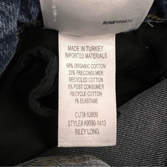 AGOLDE Riley Long High Rise Straight Jeans - Picture 9 of 9